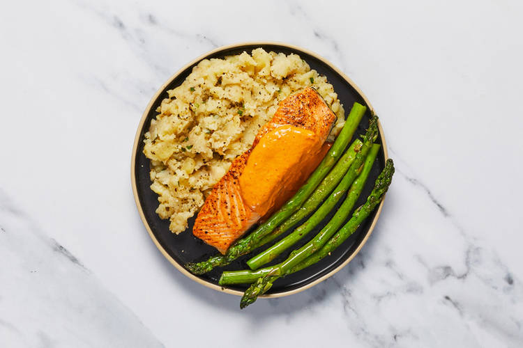 Make cream sauce and serve