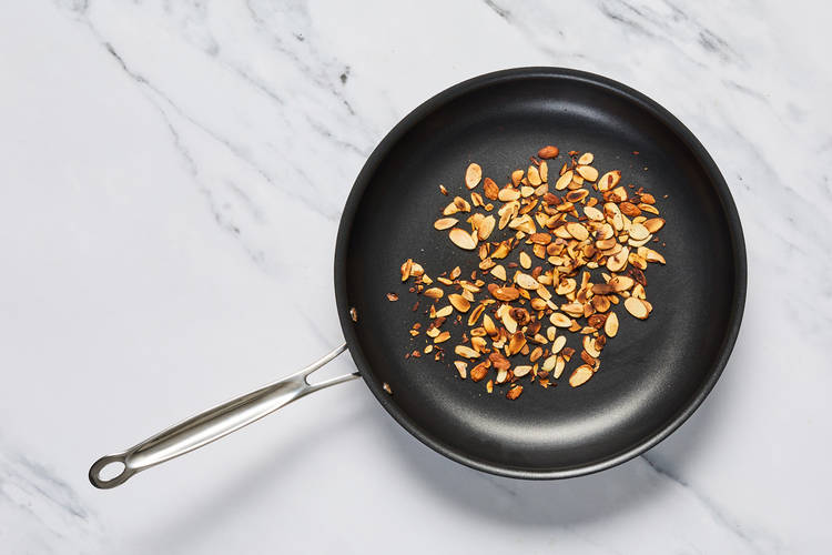 Prep and toast almonds