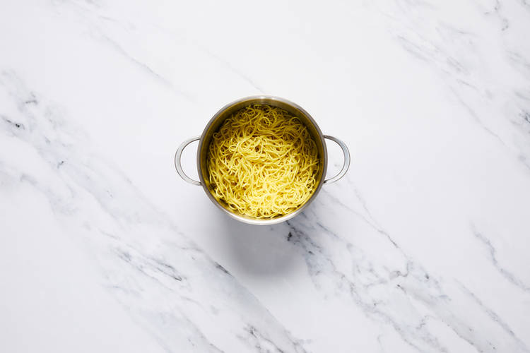 Boil noodles