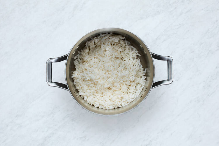 Prep and cook rice
