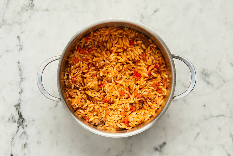 Cook orzo