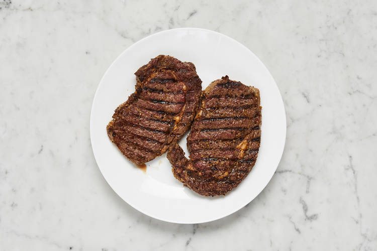Prep and grill ribeye