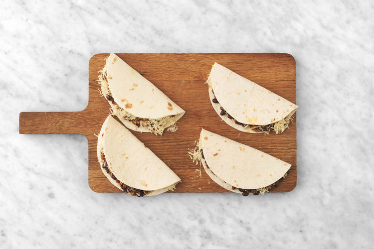 Fill the Quesadillas