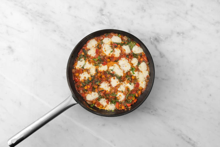 Gratiner le ragoût aux pois chiches