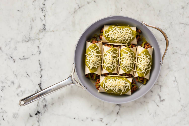 Assemble Enchiladas