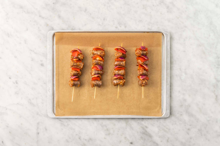 Bake the Skewers