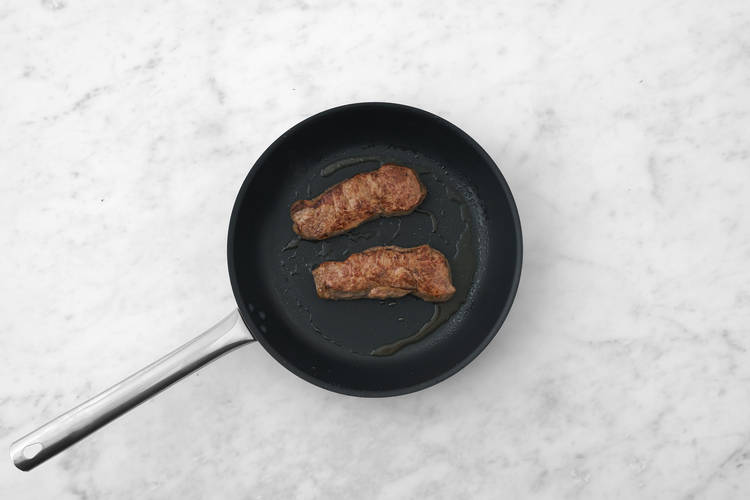 Cook the venison