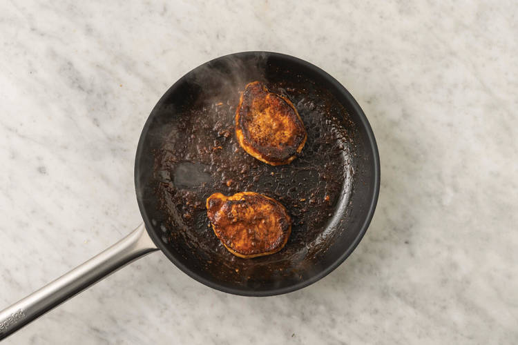 Cook the pork