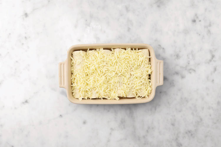 Grill the enchiladas