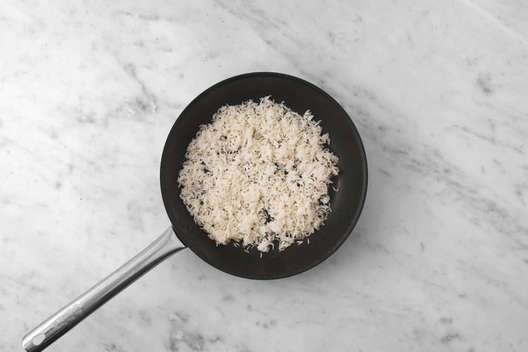 Calienta el arroz