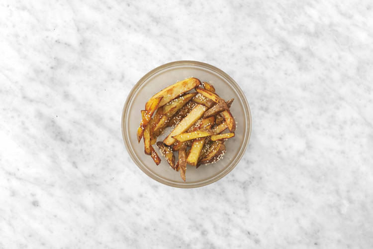 Bland sesamfries
