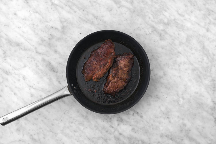 Cook the steak