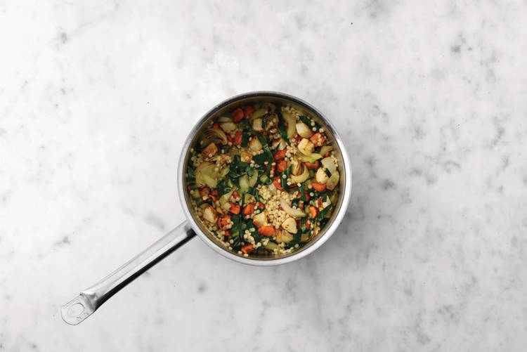 Finish the couscous