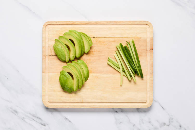 Griller et préparer les garnitures