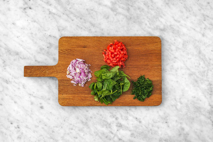 Prep and cook chicken