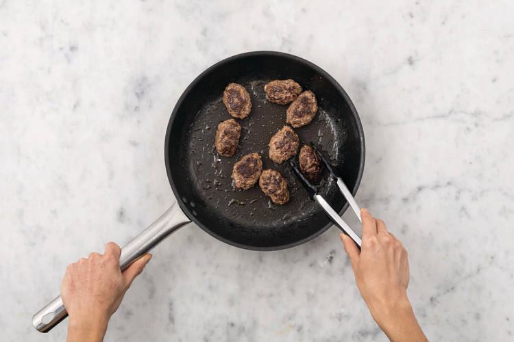 Cook the koftas