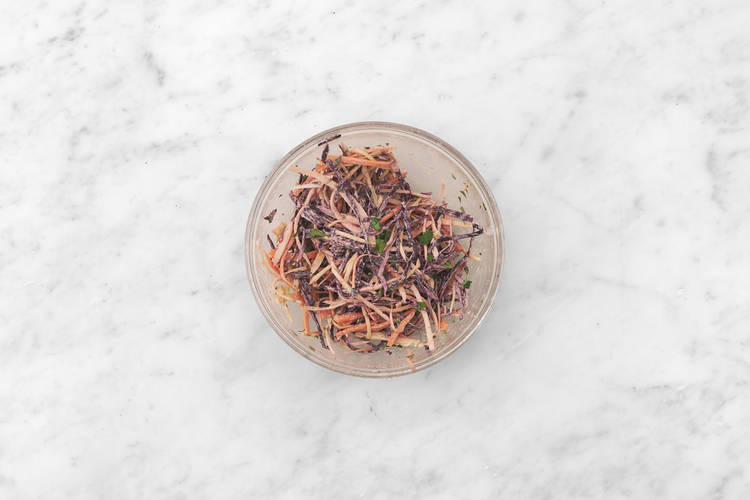 Make the smokey slaw