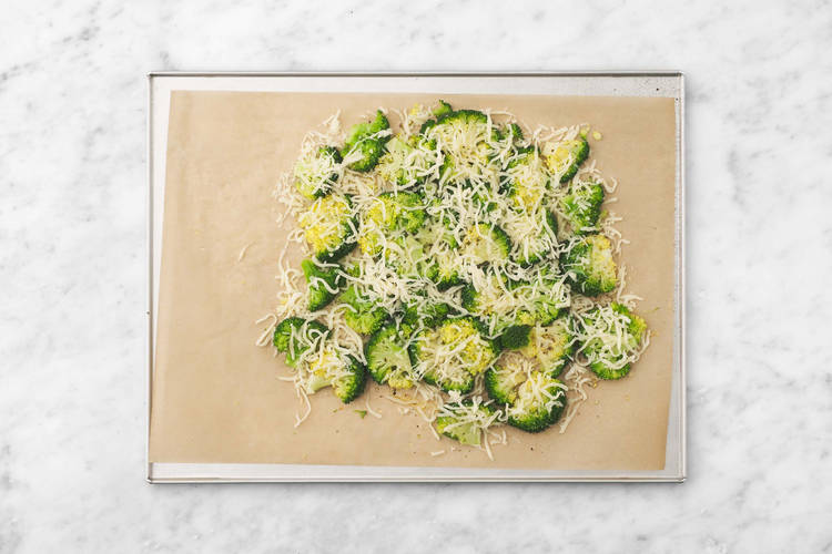 Roast the broccoli