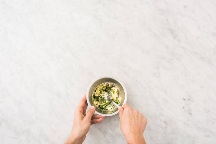 Make the herb butter 