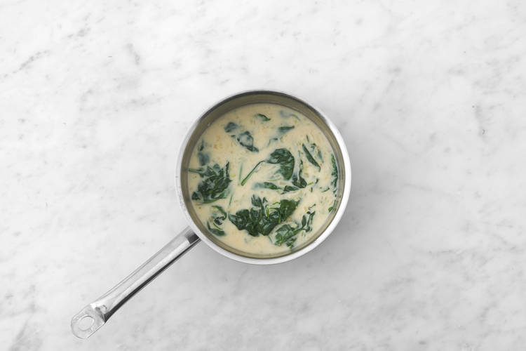 Make the white sauce