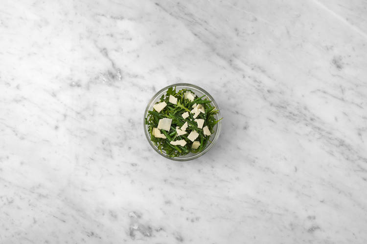 Toss the veggies
