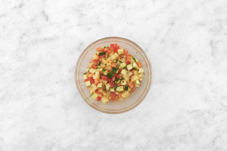 Toss the salsa