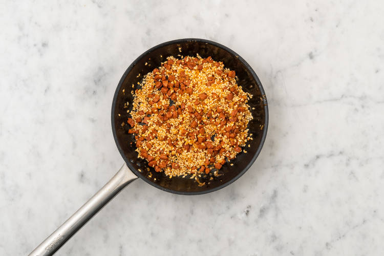 Start the risotto 