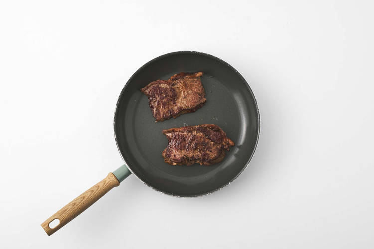 Steak bakken