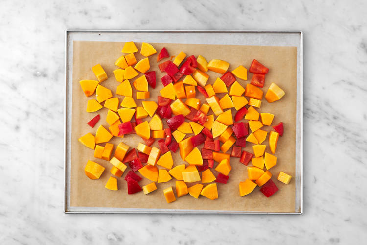 Roast the veggies