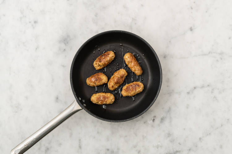 Cook the lamb koftas
