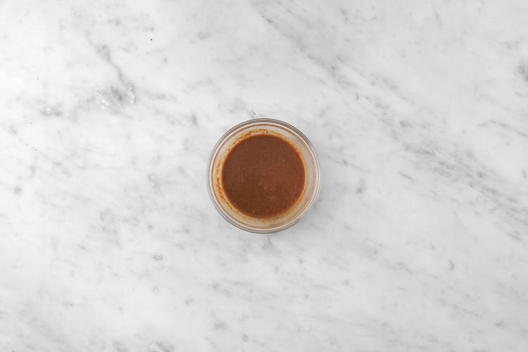 Make the peanut dressing