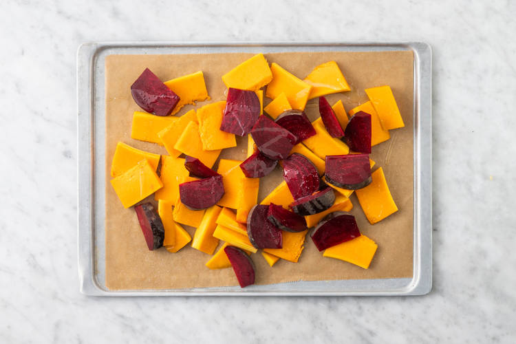 Roast the veggies