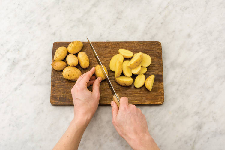Roast the potatoes