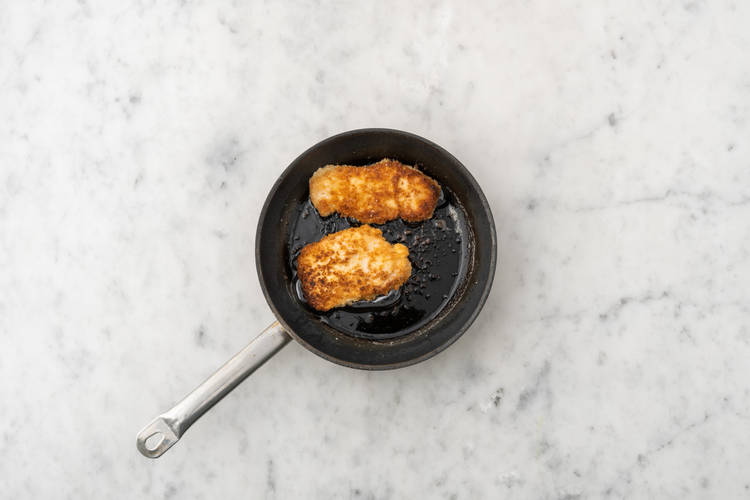 Cook the schnitzels