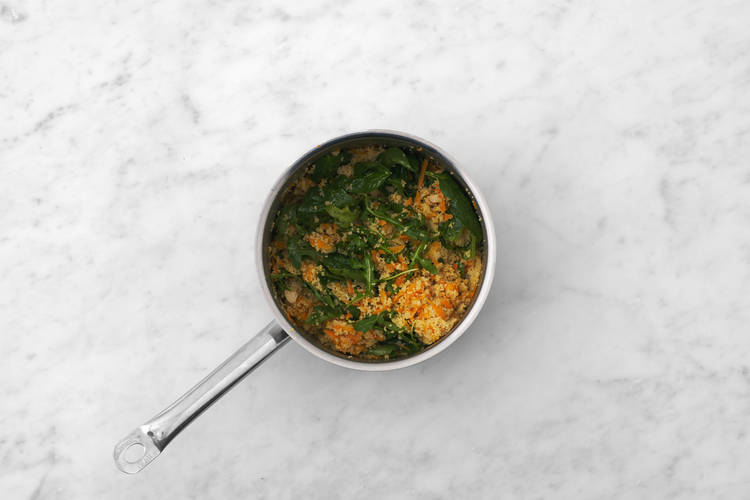Toss the couscous