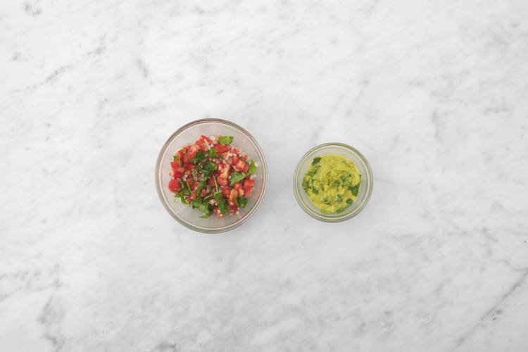 Make salsa and guacamole