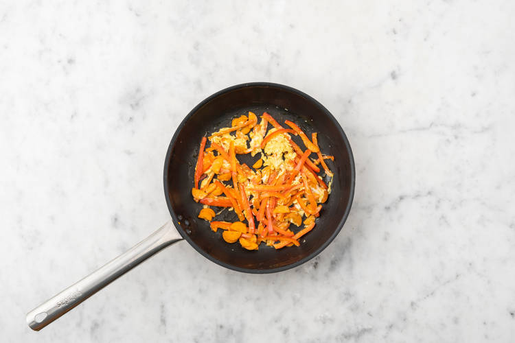 Cook the veggies