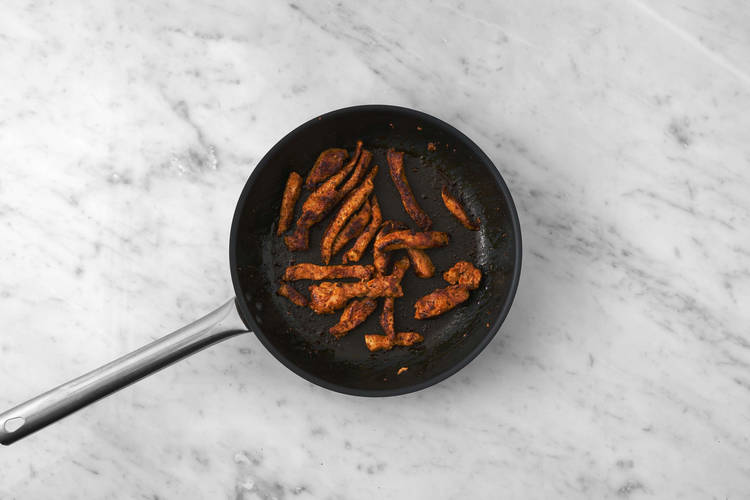 Cook the pork