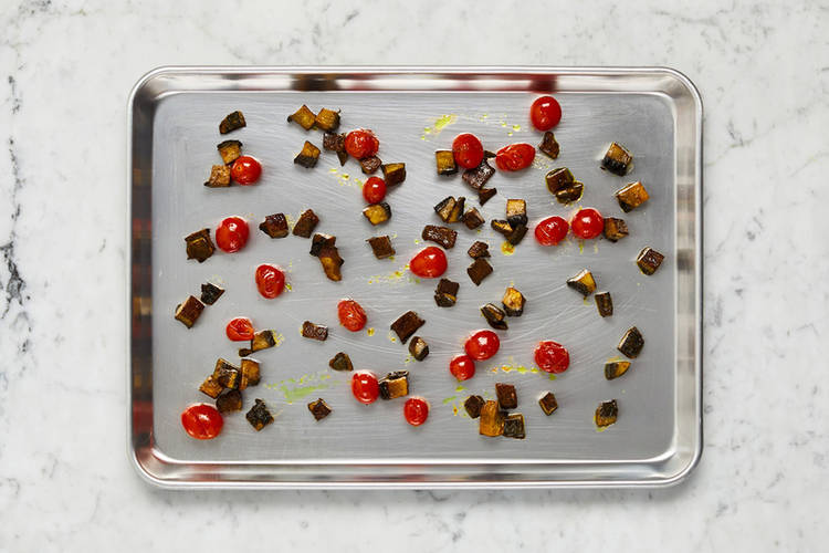 Prep and roast veggies