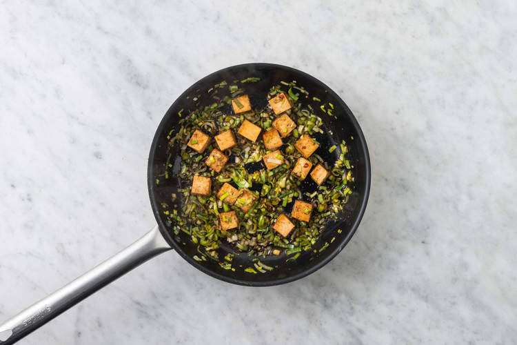 Le tofu caramélise