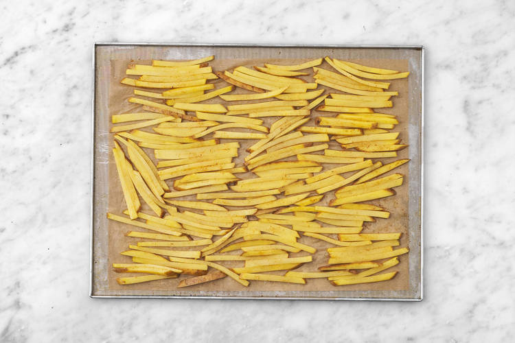 Les frites en action