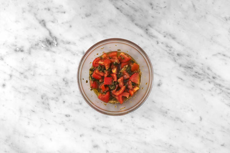 Macerate the Tomatoes