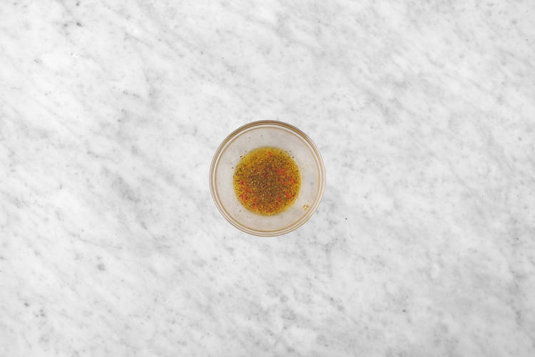 Make the Feta Marinade