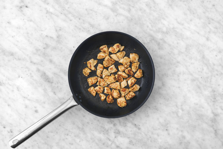 Get prepped & cook the tofu