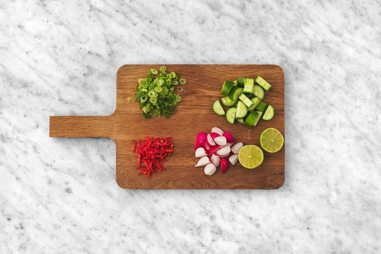 Forbered grønnsaker