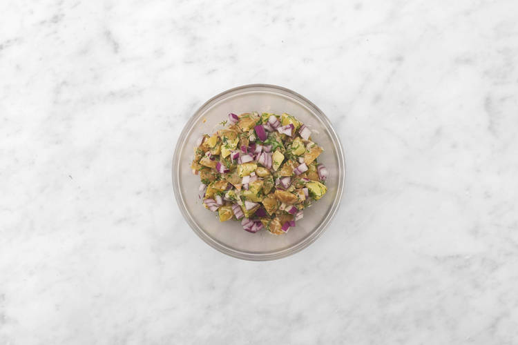 Préparer la salade