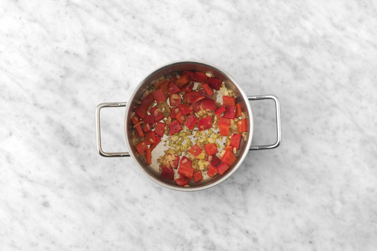 Saltea las verduras