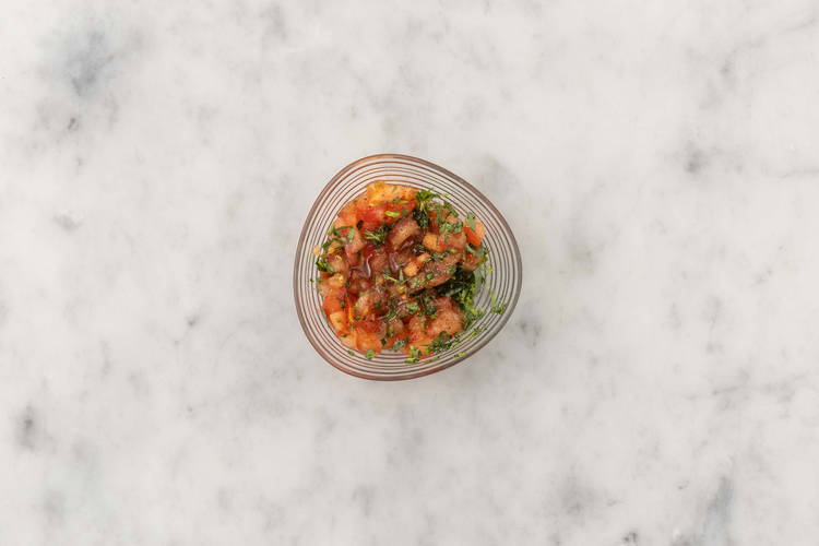 Préparer la salade