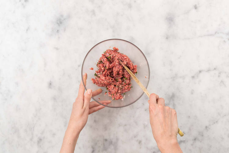 Für die Hackröllchen