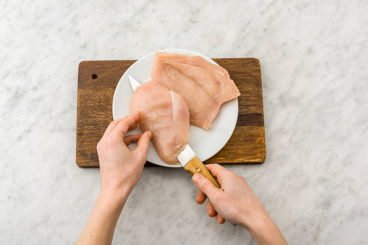 Hähnchen braten